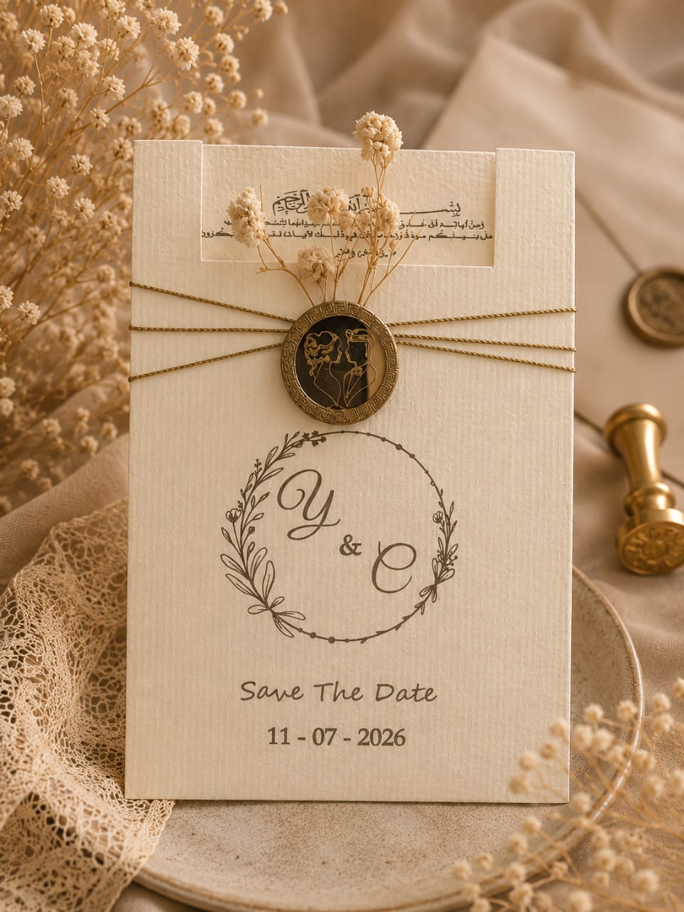 Invitation personnalisée premium